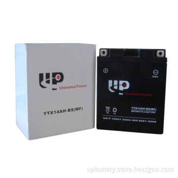 Ytx14ah-Bs 12V 12ah Sealed Maintenance Free Motorcycle Battery
